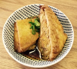 厚揚げのまいたけ肉詰めやわらか煮　写真